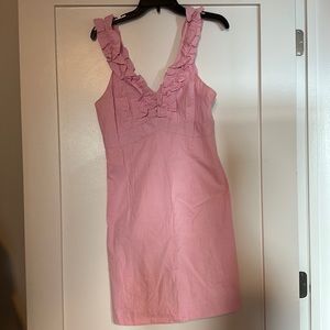 Pink and white striped Lilly Pulitzer dress